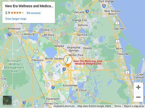 Get Directions to New Era Wellness and Medical Weight Loss in Celebration, FL