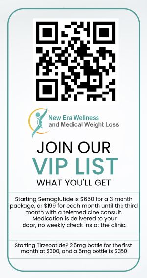 Join the VIP List of New Era Wellness and Medical Weight Loss in Celebration, FL